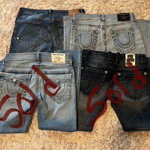 American eagle , true religion and rock revival 33X30 and 32X30